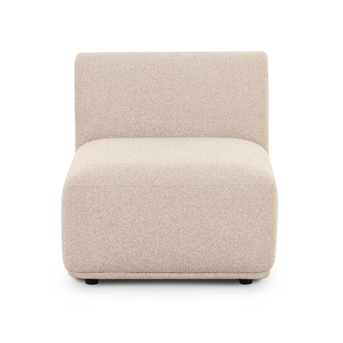 Sylvie Cream Performance Boucle Armless Chair