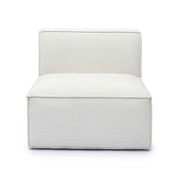 Mindy Performance Chenille Basketweave Modular Armless Chair