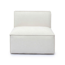 Mindy Performance Chenille Basketweave Modular Armless Chair