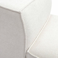 Mindy Performance Chenille Basketweave Modular Armless Chair