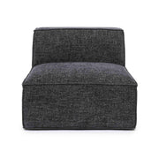 Mindy Performance Chenille Basketweave Modular Armless Chair