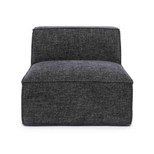 Mindy Performance Chenille Basketweave Modular Armless Chair