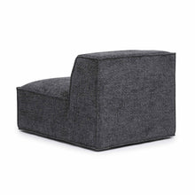 Mindy Performance Chenille Basketweave Modular Armless Chair