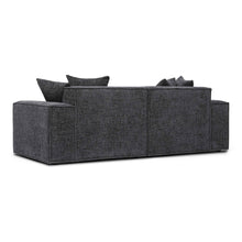 Mindy 84" Performance Chenille Basketweave Modular Loveseat