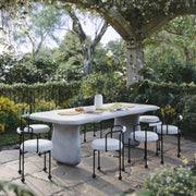 Pansy Cream Outdoor Dining Chair