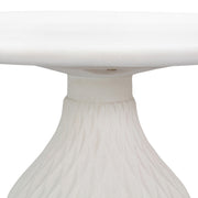 Tulum 27.5" Ivory Concrete Indoor / Outdoor Round Coffee Table