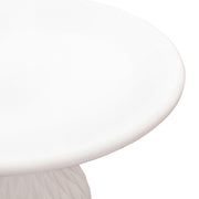 Tulum 27.5" Ivory Concrete Indoor / Outdoor Round Coffee Table