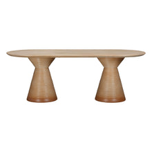 Fassa 87" Faux Terracotta Indoor / Outdoor Oval Dining Table