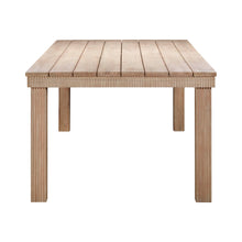 Cassie Natural Outdoor Rectangular Dining Table (75"-108")
