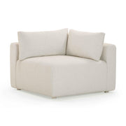 Hangover Cream Performance Fabric Outdoor Modular Corner Chair