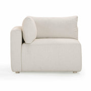 Hangover Cream Performance Fabric Outdoor Modular Corner Chair