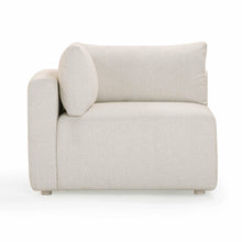 Hangover Cream Performance Fabric Outdoor Modular Corner Chair