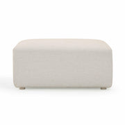 Hangover Cream Performance Fabric Outdoor Ottoman