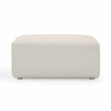 Hangover Cream Performance Fabric Outdoor Ottoman