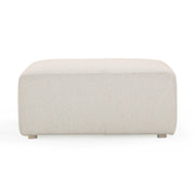 Hangover Cream Performance Fabric Outdoor Ottoman