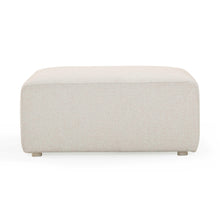 Hangover Cream Performance Fabric Outdoor Ottoman