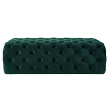 Kaylee 49" Performance Velvet Tufted Jumbo Ottoman