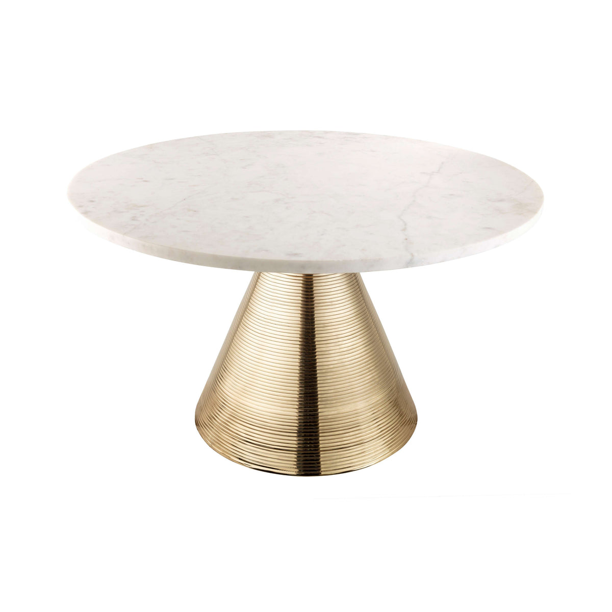 Tempo 30" Marble Round Coffee Table