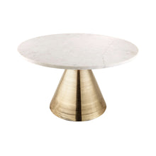 Tempo 30" Marble Round Coffee Table