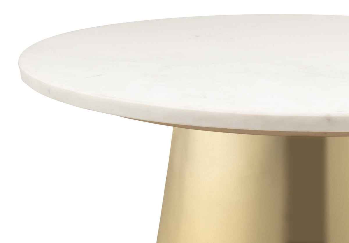 Bleeker 31" Marble Round Coffee Table