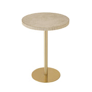 Fiona Gold Stone Side Table