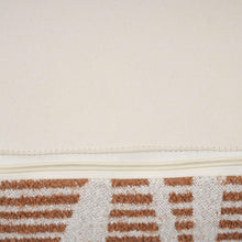 Ember Natural and Cream Woven Pouf