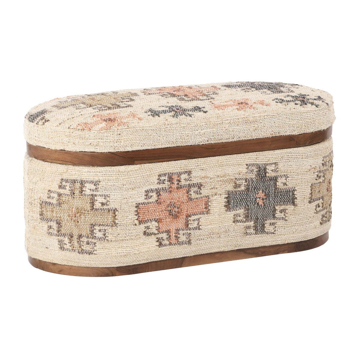 Olivier 41" Oval Storage Ottoman