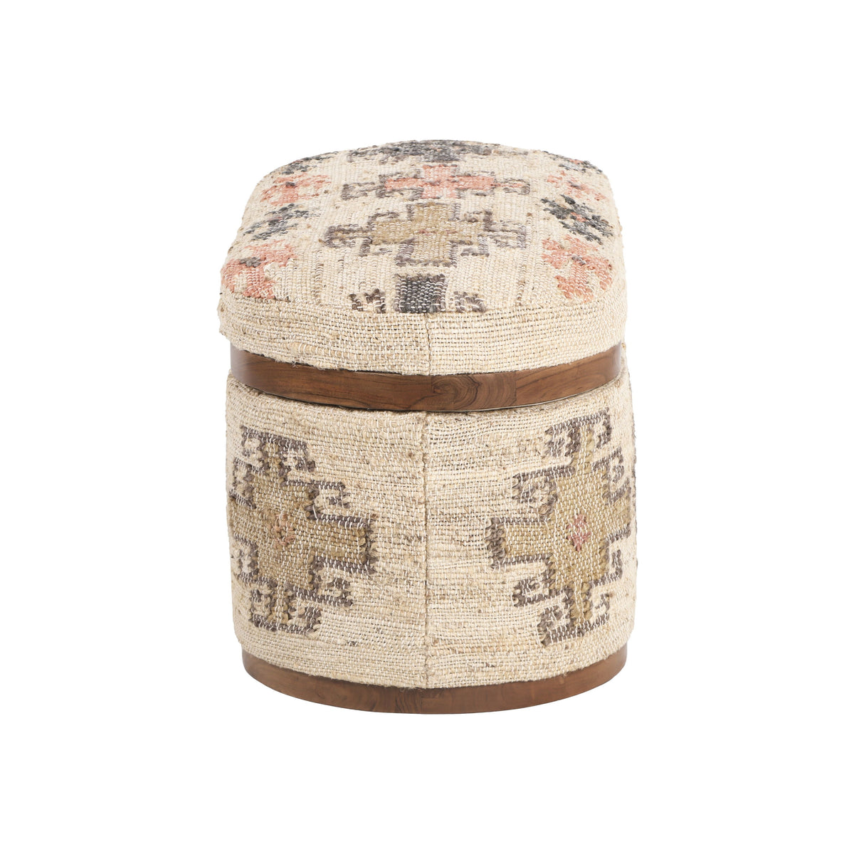 Olivier 41" Oval Storage Ottoman