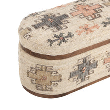 Olivier 41" Oval Storage Ottoman