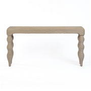 Vicky 68" Natural Woven Seagrass Console Table