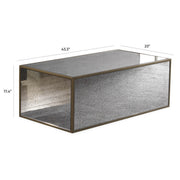 Lana Mirrored Coffee Table by Inspire Me! Home Decor (43"-48")