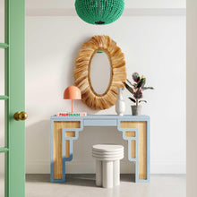Suzie 45" Rattan Console Table