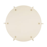 Gloria 35" Cream Oak Round Coffee Table