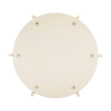 Gloria 35" Cream Oak Round Coffee Table