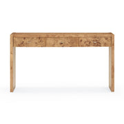 Brandyss 54" Burl Console Table