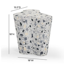Slab Faux Terrazzo Indoor/Outdoor Side Table