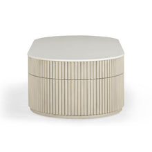 Bella 52" Cream Large Storage Coffee Table
