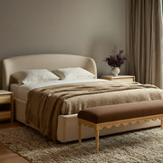 Oodle 56.5" Performance Vegan Mohair Bench