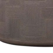 Suraya 55" Indoor/Outdoor Concrete Rounded Coffee Table