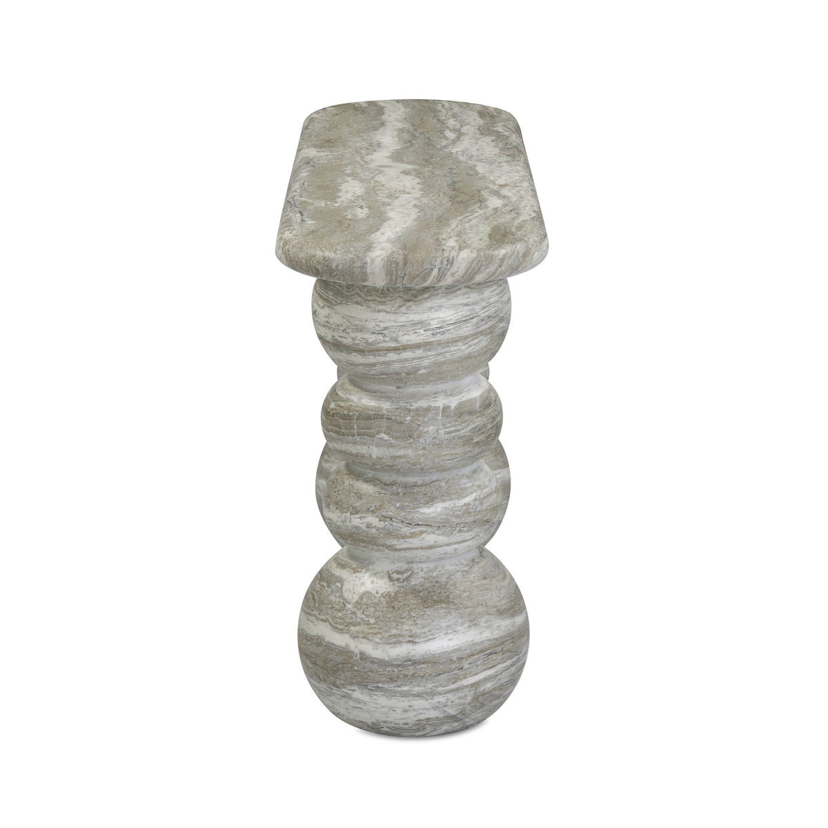 Hyre 59" Faux Stone Indoor/Outdoor Concrete Console Table