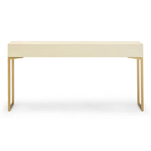 Pesce 59" Faux Shagreen 3-Drawer Console Table