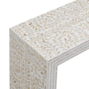 Cyprus 47" Cream Capiz Shell Console Table