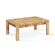 Berri 39" Natural Burl Coffee Table