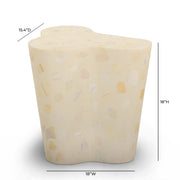 Slab Faux Terrazzo Indoor/Outdoor Side Table