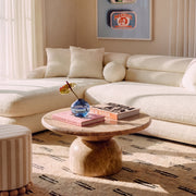 Cynthia 36" Concrete Indoor/Outdoor Coffee Table