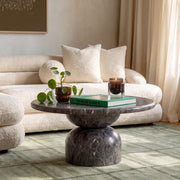 Cynthia 36" Concrete Indoor/Outdoor Coffee Table