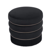 Lakka Performance Velvet Ottoman