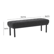 Olivia 53" Performance Boucle Bench