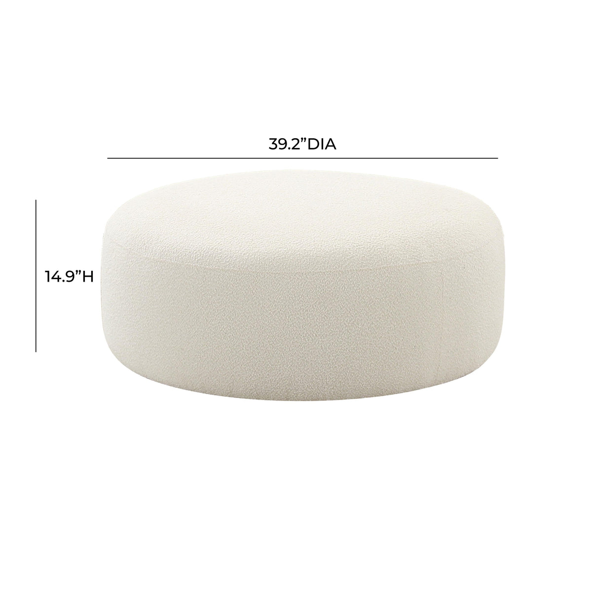Broohah Performance Fabric Ottoman