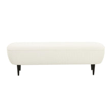 Denise 51" Cream Performance Boucle Bench